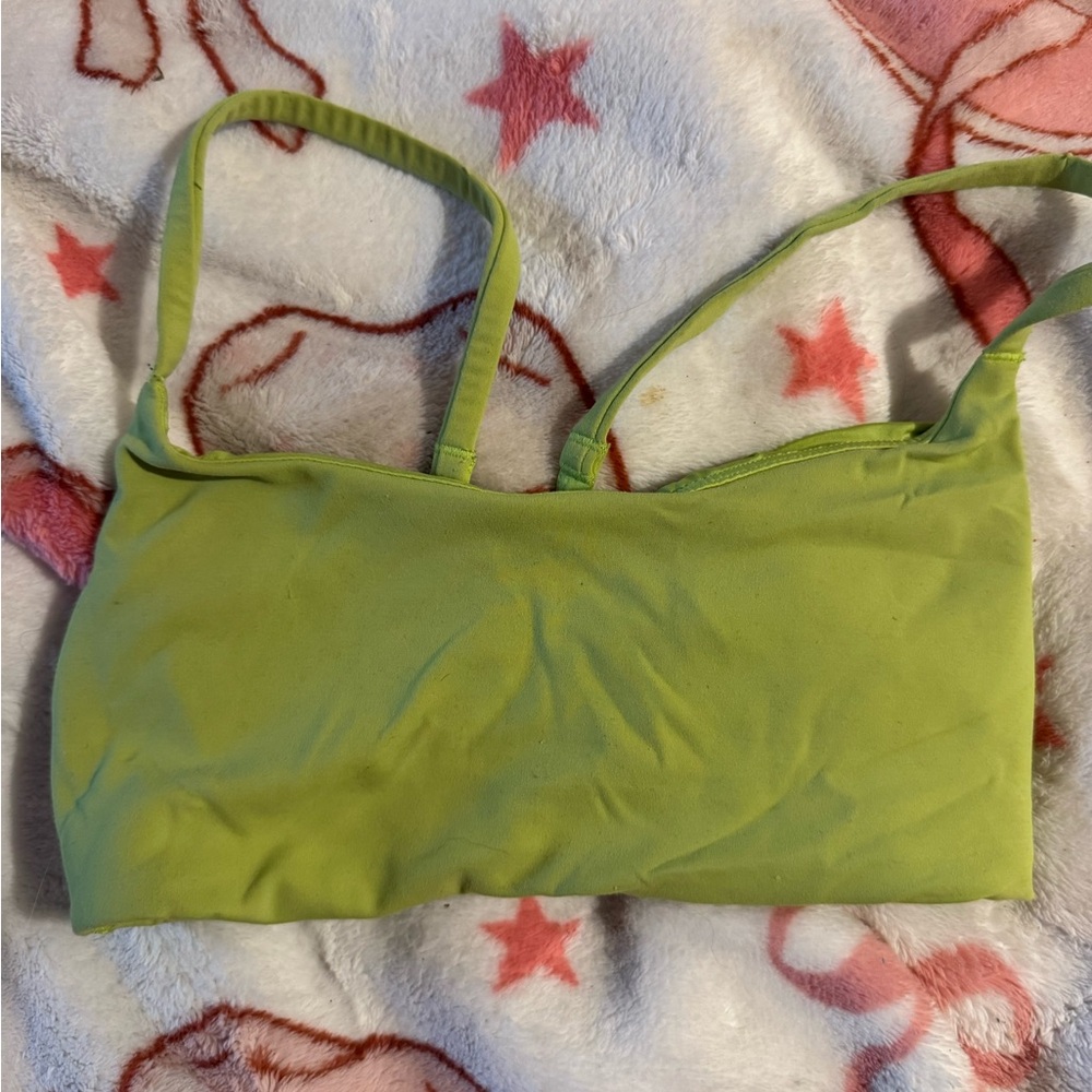 lululemon athletica Vibrant Green Sports Bra